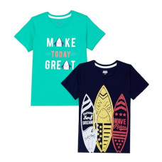 Deals, Discounts & Offers on  - Amazon Brand - Jam & Honey Boys T-Shirt (Pack of 2)