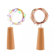 Deals and Offers on - Himack 20 Led Wine Bottle Cork Copper Wire String Lights,2M/7.2Ft Battery Powered (Warm White),2 meters Deals, Discounts & Offers on - Himack 20 Led Wine Bottle Cork Copper Wire String Lights,2M/7.2Ft Battery Powered (Warm White),2 meters