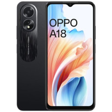 Deals, Discounts & Offers on Electronics - [For ICiCI CC EMI] OPPO A18 (Glowing Black, 4GB RAM, 64GB Storage) | 6.56
