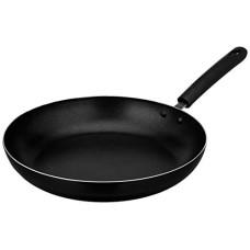 Deals and Offers on Cookware - Amazon Brand - Solimo Non-Stick Frypan with 2-Way Non-Stick Coating (28 cm, 2mm thickness),Aluminium, Black Deals, Discounts & Offers on Cookware - Amazon Brand - Solimo Non-Stick Frypan with 2-Way Non-Stick Coating (28 cm, 2mm thickness),Aluminium, Black