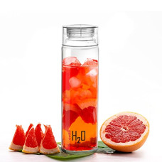Deals, Discounts & Offers on  - CELLO H2O Glass Fridge Water Bottle with Plastic Cap, 920 Milliliters, Clear
