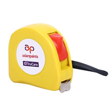 Deals and Offers on - Asian Paints TruCare Carbon Steel Measuring Tape Strip | With Thumb Lock and Belt Clip (3m, White) Deals, Discounts & Offers on - Asian Paints TruCare Carbon Steel Measuring Tape Strip | With Thumb Lock and Belt Clip (3m, White)