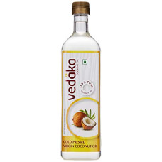 Deals, Discounts & Offers on Lubricants & Oils - [Specific Users] Amazon Brand - Vedaka Cold Pressed Virgin Coconut Oil Bottle, 1L