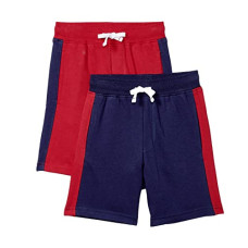 Deals and Offers on - Amazon Brand - Jam & Honey Boy's Cotton Shorts (Pack of 2) Deals, Discounts & Offers on - Amazon Brand - Jam & Honey Boy's Cotton Shorts (Pack of 2)