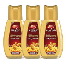 Deals, Discounts & Offers on Beauty Care - Dabur Almond Hair Oil - 900ml (300ml*3) | Provides Damage Protection | Non Sticky Formula | For Soft & Shiny Hair | With Almonds, Keratin Protein, Soya Protein & 10X Vitamin E