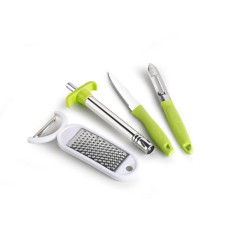 Deals, Discounts & Offers on  - Ganesh 4 in 1 Combo Pack Included 1 Grater|1 Peeler - 1 Knife - 1 Gas Lighter|Multicolor