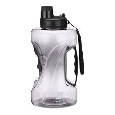 Deals and Offers on - Amazon Brand - Symactive Leakproof Anti Odour Unbreakable Gym Protein Shaker Gallon Bottle with Carry Loop, BPA-Free (Color: Translucent Black, 1600 ml) Deals, Discounts & Offers on - Amazon Brand - Symactive Leakproof Anti Odour Unbreakable Gym Protein Shaker Gallon Bottle with Carry Loop, BPA-Free (Color: Translucent Black, 1600 ml)