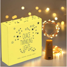 Deals and Offers on - Quace 20 LED Wine Bottle Cork Copper Wire String Lights Deals, Discounts & Offers on - Quace 20 LED Wine Bottle Cork Copper Wire String Lights