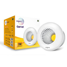 Deals, Discounts & Offers on  - Wipro Garnet 3W LED Cabinet COB | Warm White Light (2700K) | Compact Design