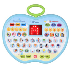 Deals, Discounts & Offers on Electronics - Gooyo GY2018 Play & Learn Educational Learning Laptop Toy | Alphabets/Counting/Words and More Functions | Blue Color, Power Source: 3xAA Battery (Not Included)