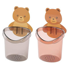 Deals and Offers on - KBS Toothbrush Holder Tumbler Stand Rack Shelf Wall Mounted with Self Adhesive Teddy Bear Magic Sticker No Need to Drill Bathroom Storage Organizer Accessories (Pack of 2) Deals, Discounts & Offers on - KBS Toothbrush Holder Tumbler Stand Rack Shelf Wall Mounted with Self Adhesive Teddy Bear Magic Sticker No Need to Drill Bathroom Storage Organizer Accessories (Pack of 2)