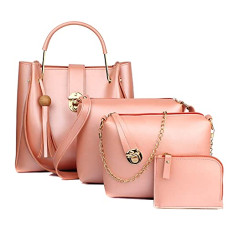 Deals and Offers on - Mammon Women's Handbag (Set of 4) Deals, Discounts & Offers on - Mammon Women's Handbag (Set of 4)