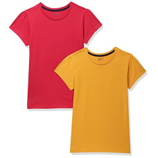 Deals and Offers on - Amazon Brand - Symbol Girl's Regular Fit T-Shirt Deals, Discounts & Offers on - Amazon Brand - Symbol Girl's Regular Fit T-Shirt
