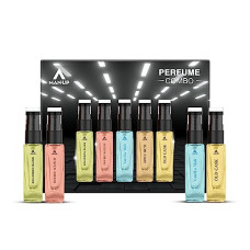 Deals, Discounts & Offers on Beauty Care - Man-Up Perfume Gift Set For Men | Pack Of 5 Eau De Parfum | 8ml Travel-Size Bottles, On-the-Go Luxury Aroma | Long Lasting Scent of Floral, Fruity & Spicy Notes| Signature Perfume Combo Set