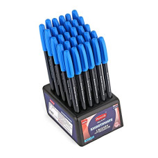 Deals, Discounts & Offers on Stationery - Reynolds SMOOTHMATE 30 CT BLUE - DISPENSER I Lightweight Ball Pen With Comfortable Grip