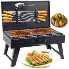 Deals, Discounts & Offers on  - HOT LIFE Briefcase Charcoal Grill Barbeque with 8 Skewers, 1 Grill Charcoal Grill