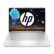 Deals, Discounts & Offers on Laptops - [For ICICI Bank Credit Card] HP Laptop 15s, 12th Gen Intel Core i3-1215U, 15.6-inch (39.6 cm), FHD, 8GB DDR4, 512GB SSD, Intel UHD Graphics, Backlit KB, Thin & Light, Dual Speakers (Win 11, MSO 2021, Silver, 1.69 kg), fq5007TU