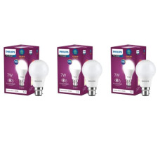 Deals and Offers on - PHILIPS Base B22 LED Bulb (White, 7-Watt) Pack of 3 Deals, Discounts & Offers on - PHILIPS Base B22 LED Bulb (White, 7-Watt) Pack of 3
