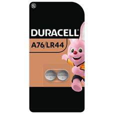 Deals, Discounts & Offers on Electronics - Duracell Specialty LR44 Alkaline Button Battery 1,5V, Pack of 2 (76A / A76 / V13GA)