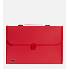 Deals, Discounts & Offers on Electronics - Amazon Brand - Solimo Expanding File Folder with 13 Pockets, Handle, and Buckle Closure,