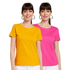 Deals, Discounts & Offers on Women - honeysuckle by Cotton Colors Women T-Shirt