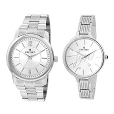 Deals, Discounts & Offers on Men - Escort Analog Silver Dial Unisex's Watch-E 2450-5160-7165 SM