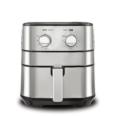 Deals, Discounts & Offers on  - AMERICAN MICRONIC -Air Fryer for home- 6.5 Litre with removable Basket that helps 360 degree air circulation for real air frying, TurboTunnel Fresh Airfryer Technology 8 Preset Menus, 1700W Power, 200C Temperature and a 30 Minute Timer