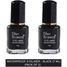 Deals, Discounts & Offers on  - BLUE HEAVEN Fast Moving Water Proof Regular Eyeliner - Black 14 ml(Black)