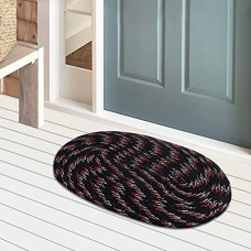 Deals and Offers on - Fun Homes Cotton Oval Door Mat Deals, Discounts & Offers on - Fun Homes Cotton Oval Door Mat