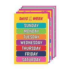 Deals, Discounts & Offers on  - Paper Plane Design Kids Educational Early Learning Poster Set of 6 (Size 45 x 30 cm )