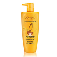 Deals and Offers on - L'Oral Paris Shampoo, Moisturising & Hydrating, For Dull, Dry & Lifeless Hair, 6 Oil Nourish, 1ltr Deals, Discounts & Offers on - L'Oral Paris Shampoo, Moisturising & Hydrating, For Dull, Dry & Lifeless Hair, 6 Oil Nourish, 1ltr