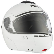Deals and Offers on - Studds Ninja 3G Flip Up Full Face Helmet with Double Visor (White, M) Deals, Discounts & Offers on - Studds Ninja 3G Flip Up Full Face Helmet with Double Visor (White, M)