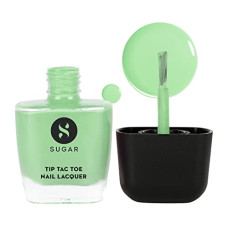 Deals, Discounts & Offers on Beauty Care - SUGAR Cosmetics Tip Tac Toe Nail Lacquer Classic | Long-lasting, 100% Chip-resistant, Glossy Finish - 07 Mint Money