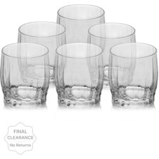 Deals, Discounts & Offers on  - PASABAHCE (Pack of 6) 216876 Glass Set Whisky Glass(360 ml, Glass, Clear)
