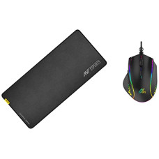 Deals, Discounts & Offers on  - Ant Esports USB GM600 RGB Wired Programmable Gaming Mouse 6 DPI Sensitivity Level & MP320C - Control Gaming Mouse Pad-XL-Extended Large with Stitched Edges, Waterproof Non-Slip Base