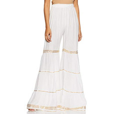 Deals, Discounts & Offers on Women - Varnga white Dhoti pants with wauistband