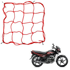 Deals and Offers on - Asryd Universal Bungee Cargo Luggage Net Holder for Bike and Motorcycle - Strong and Elastic 30 x 30cm Mesh Rope Straps for Holding Bags, Helmet or Box Deals, Discounts & Offers on - Asryd Universal Bungee Cargo Luggage Net Holder for Bike and Motorcycle - Strong and Elastic 30 x 30cm Mesh Rope Straps for Holding Bags, Helmet or Box