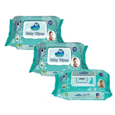 Deals, Discounts & Offers on Baby Care - GLIDER Baby Wipes enriched with Aloe-Vera & Vitamin E with Lid/Flip-top(100 Wipes/Pack) (Pack of 3 ( 300 Wipes))