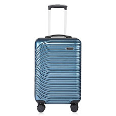 Deals, Discounts & Offers on  - Nasher Miles Jaisalmer Hard-Sided Polycarbonate Cabin Titanium Blue 20 inch |55cm Trolley Bag