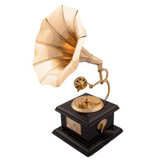 Deals, Discounts & Offers on  - eCraftIndia Antique Music Decorative Canon Brass Showpiece (10 cm x 10 cm x 23.75 cm, Red and Brown)