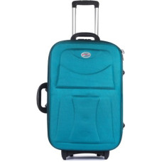 Deals, Discounts & Offers on  - Yours LuggageMedium Cabin Suitcase (60 cm) - Trendy Ultra Lightweight | Ergonomic Polyester | Carry On 2 Wheel Spinner | Exp - Green