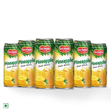 Deals, Discounts & Offers on  - Del Monte Pineapple Fruit Drink Gift Pack, Pack of 6, 240ml