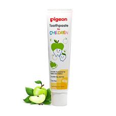 Deals, Discounts & Offers on  - Pigeon Apple Toothpaste, For babies and Children,Fluroide -free,SLS free,Color free,Paraben Free, PH friendly,45 g