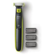 Deals, Discounts & Offers on Trimmers - PHILIPS OneBlade QP2525/10 Trimmer 45 min Runtime 3 Length Settings(Black, Green)