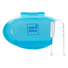 Deals, Discounts & Offers on  - Mee Mee Multifunctional Finger toothbrush with Soft Bristles and Carry Case for Gentle Cleaning/Oral Hygiene of Gums/Tounge designed