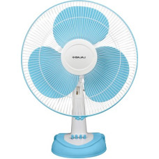 Deals, Discounts & Offers on Home Appliances - BAJAJ Esteem 400mm Icy Blue & White Table Fan 5 Star 400 mm 3 Blade Table Fan(Icy Blue & White, Pack of 1)