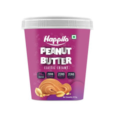 Deals and Offers on - Happilo Classic Peanut Butter Creamy 500g, Protein Rich, Roasted Peanuts, No Added Sugar Deals, Discounts & Offers on - Happilo Classic Peanut Butter Creamy 500g, Protein Rich, Roasted Peanuts, No Added Sugar