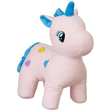 Deals and Offers on - Amazon Brand - Jam & Honey Pink Unicorn Soft Toy, 35 cm Deals, Discounts & Offers on - Amazon Brand - Jam & Honey Pink Unicorn Soft Toy, 35 cm