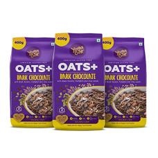 Deals and Offers on - Yogabar Dark Chocolate Oats Combo - Gluten Free Whole Oatmeal for Breakfast - Healthy Breakfast Cereal for Children and Adults - Makes Milk Fun Deals, Discounts & Offers on - Yogabar Dark Chocolate Oats Combo - Gluten Free Whole Oatmeal for Breakfast - Healthy Breakfast Cereal for Children and Adults - Makes Milk Fun