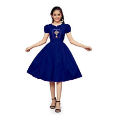 Deals and Offers on - Fashion Dream Girl's Skater Knee length dress Deals, Discounts & Offers on - Fashion Dream Girl's Skater Knee length dress